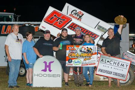 JJ Hickle took the $5,000 Fall Haul at 34 Raceway Saturday (Ashley Zimmerman Photo)