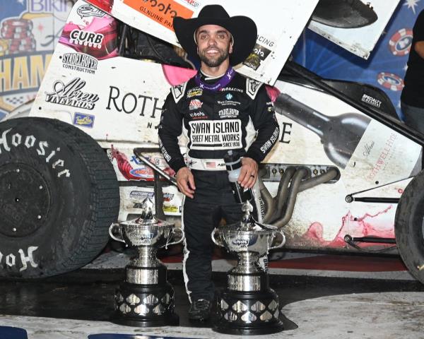 Rico Abreu Clinches 2025 Kubota High Limit Racing Championship in Season Finale at Texas