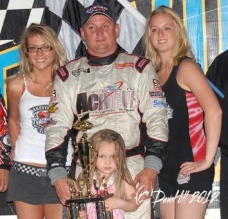 Wayne Johnson won at Knoxville Saturday (Dave Hill Photo)