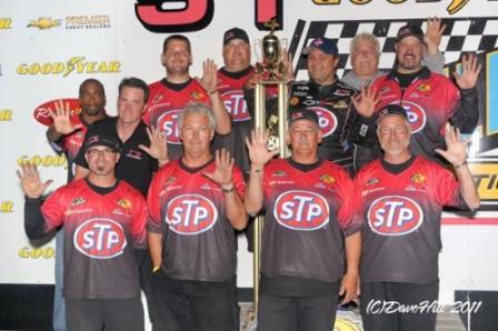 Donny Schatz won his fifth Knoxville Nationals on Saturday (Dave Hill Photo)