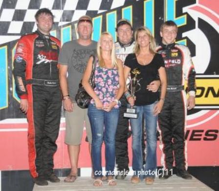 Terry McCarl took with #50 in his career at Knoxville Saturday (Conrad Nelson Photo)