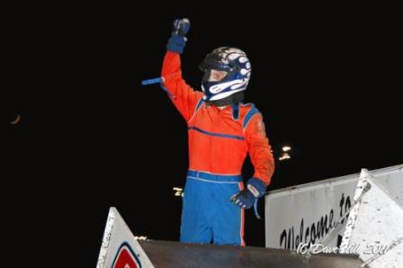 Dusty Zomer won the Knoxville/IRA challenge Saturday (Dave Hill Photo)