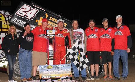 TMAC in Victory Lane at East Bay (Max Dolder Photo)