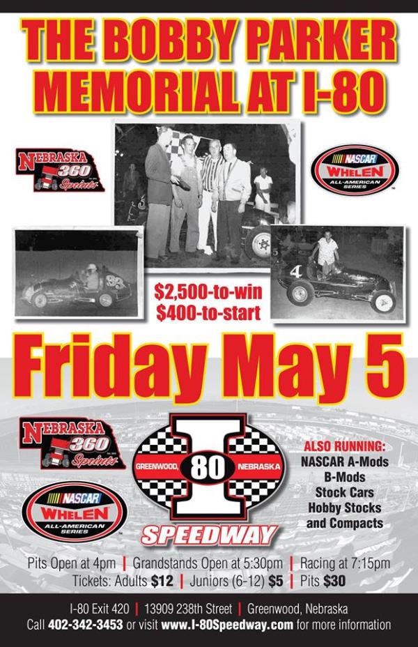 Bobby Parker Memorial Friday at I-80