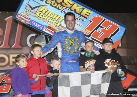 Mark took the season opener at River Cities last Friday night (Steven Young Photo)