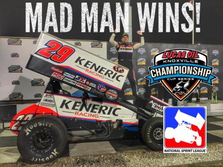 Kerry Madsen Swept the night with the NSL at Knoxville (Studio 92 Photography)