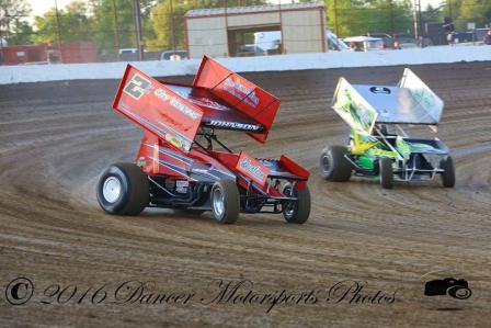 Photo: Wayne in action at Cotton Bowl Speedway (Dancer Motorsports Photo)