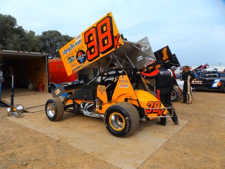 Brandon Wimmer was subbing for Brad Haudenschild