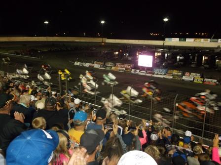 The 4-wide salute in front of a huge crowd at Jackson