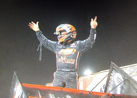 Sammy Swindell picked up win #50 at Knoxville Friday