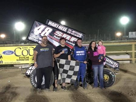 Brandon in Victory Lane at Wilmot (Jeff Burba Photography – www.JeffBurba.com) 