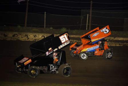 Brad races with Joe B. Miller earlier this year in Jacksonville (Mark Funderburk Racing Photo)