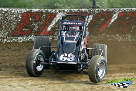 Brady in the Dooling/Hayward #63 at Eldora (Mike Campbell – www.CampbellPhoto.com Photo)