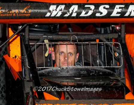 Ian Madsen won at Knoxville Saturday (Chuck Stowe Photo)