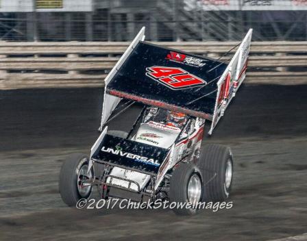 Josh won his heat from fourth at Knoxville (Chuck Stowe Images)