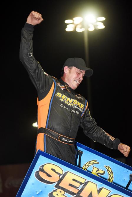 Mark’s win at Badlands on Saturday gave him four in a row at that track and seven in a row overall (Jeff Bylsma Photo)