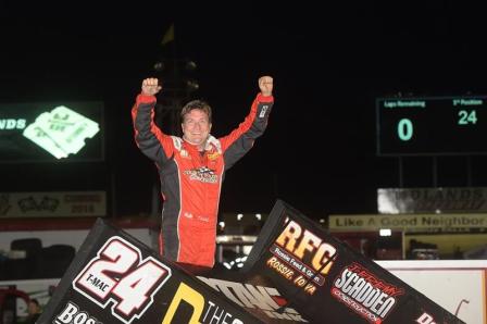 TMAC celebrates in Victory Lane (Rob Kocak Photo)