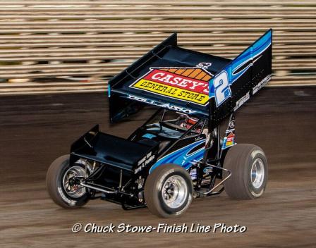 Craig was on the podium for Season Championship Night at Knoxville (Chuck Stowe-Finish Line Photo)