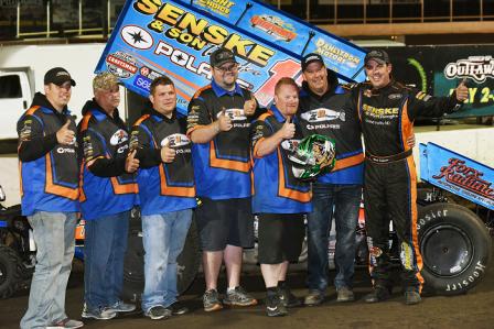 Mark and the team celebrate their track titles at Badlands (Jeff Bylsma Photo)