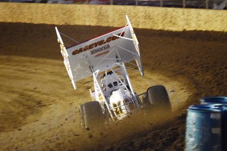 Brian hits the cushion in Spencer (Jeff Bylsma Photo)