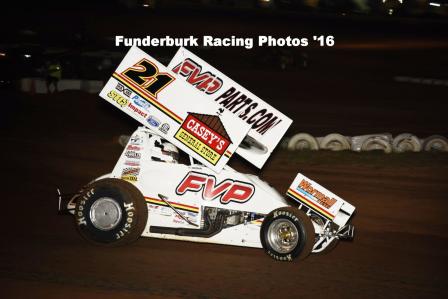 Brian races at the Queen’s Royale (Mark Funderburk Racing Photo)