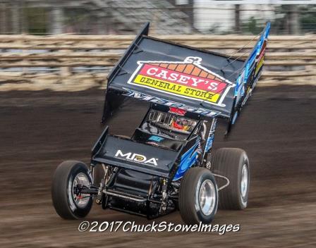 Austin locked himself into the Knoxville Nationals championship (Chuck Stowe Images)