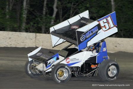 Caleb finished fourth in his first trip ever to Corpus Christi (Carey Akin – www.ManvelMotorsports.com Photo)