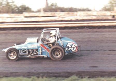 Gary Patterson at the 1977 Knoxville Nationals (Jim Carmichael Photo)