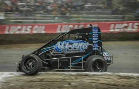 Sam in action at the Chili Bowl