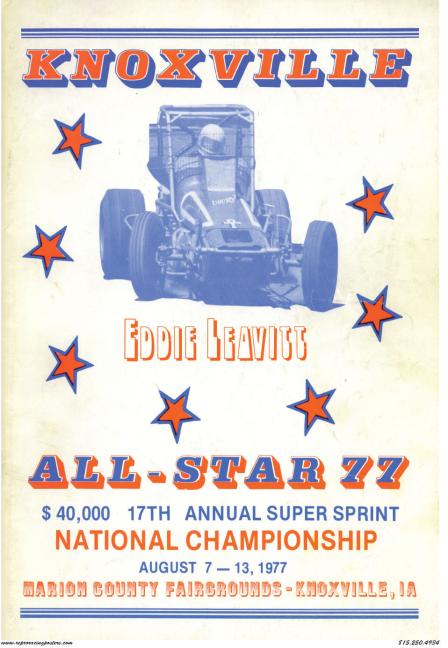 1977 Knoxville Nationals Program