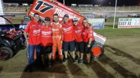 James McFadden won the WSS finale and the series championship at Perth Motorplex Saturday (Perth Motorplex PR)