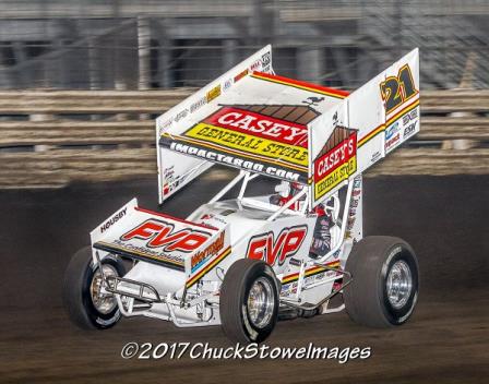Brian was second in points at Knoxville in 2017  (Chuck Stowe Images) 