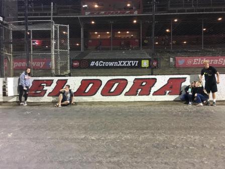 (Left to Right) Sydney, Nate, Me, my roommate Madi, and her boyfriend Bryce after the races Saturday night on the front stretch.