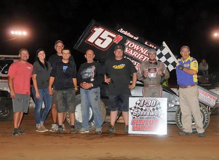 Sam won his 19th feature of the year Friday in Little Rock (STN Photo) 