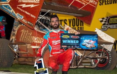 James McFadden took the WSS stop at Murray Bridge on December 27 (Stephen Pickering Photo)