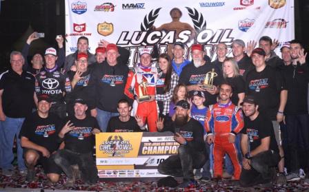Christopher Bell won his second Chili Bowl in a row Saturday night (Joe Orth/Chili Bowl Photo)
