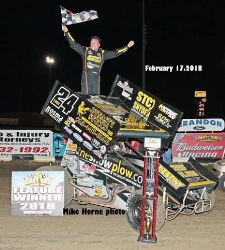 Terry McCarl was crowned as the Ronald Laney "King of the 360's" for the third time Saturday at East Bay (Mike Horne Photo)