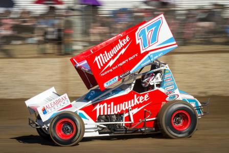 James McFadden took Saturday's WSS/AHG feature in Perth (Perth Motorplex Photo)