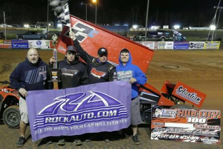 Wayne picked up the win at Hattiesburg Speedway last weekend (USCS Photo)