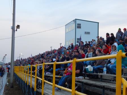 A good crowd assembled Friday for Attica's opener