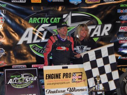 Jac Haudenschild won Friday's All Star show at Attica