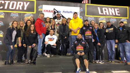 Austin McCarl picked up the season opener at the Knoxville Raceway April 21 (Knoxville Raceway Photo)