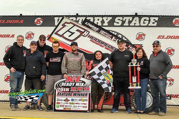 Sam Hafertepe Jr. Lands First Win of 2018 with NRA Sprint Invaders at Eldora Speedway