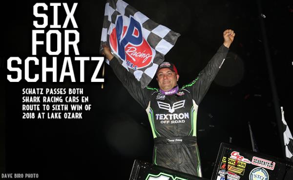 Schatz Tames Lake Ozark for Sixth Win of Season