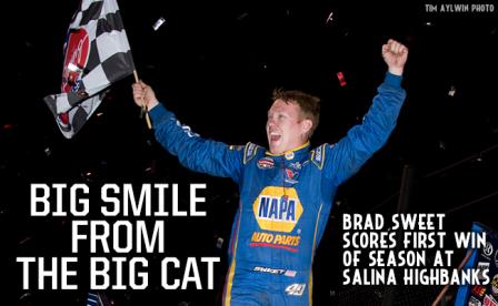 Brad Sweet picked up his first WoO win of the season Saturday at Salina (Tim Aylwin/WoO Photo)