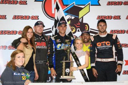 Justin Henderson in Victory Lane at Knoxville (Studio 92 Photography)