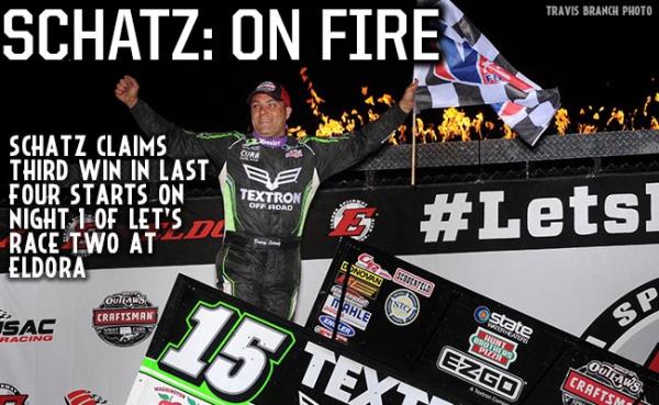 Schatz Scores Third Win in Last Four Starts on Night One of Let