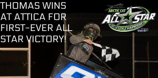Cale Thomas Passes Joey Saldana Late to Earn First-ever All Star Victory