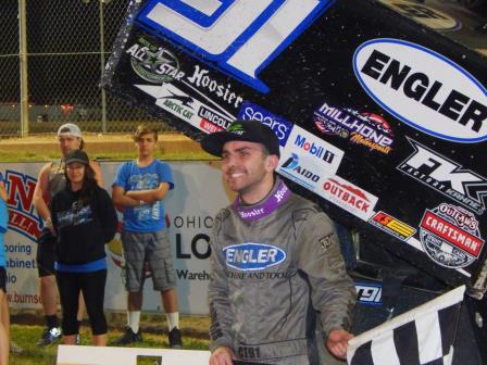 Cale Thomas won Friday at Attica with the All Stars