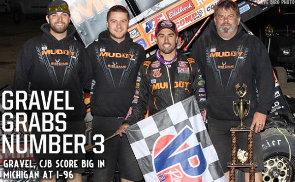 David Gravel Scores Third Win of the Year During Eventful Feature at I-96